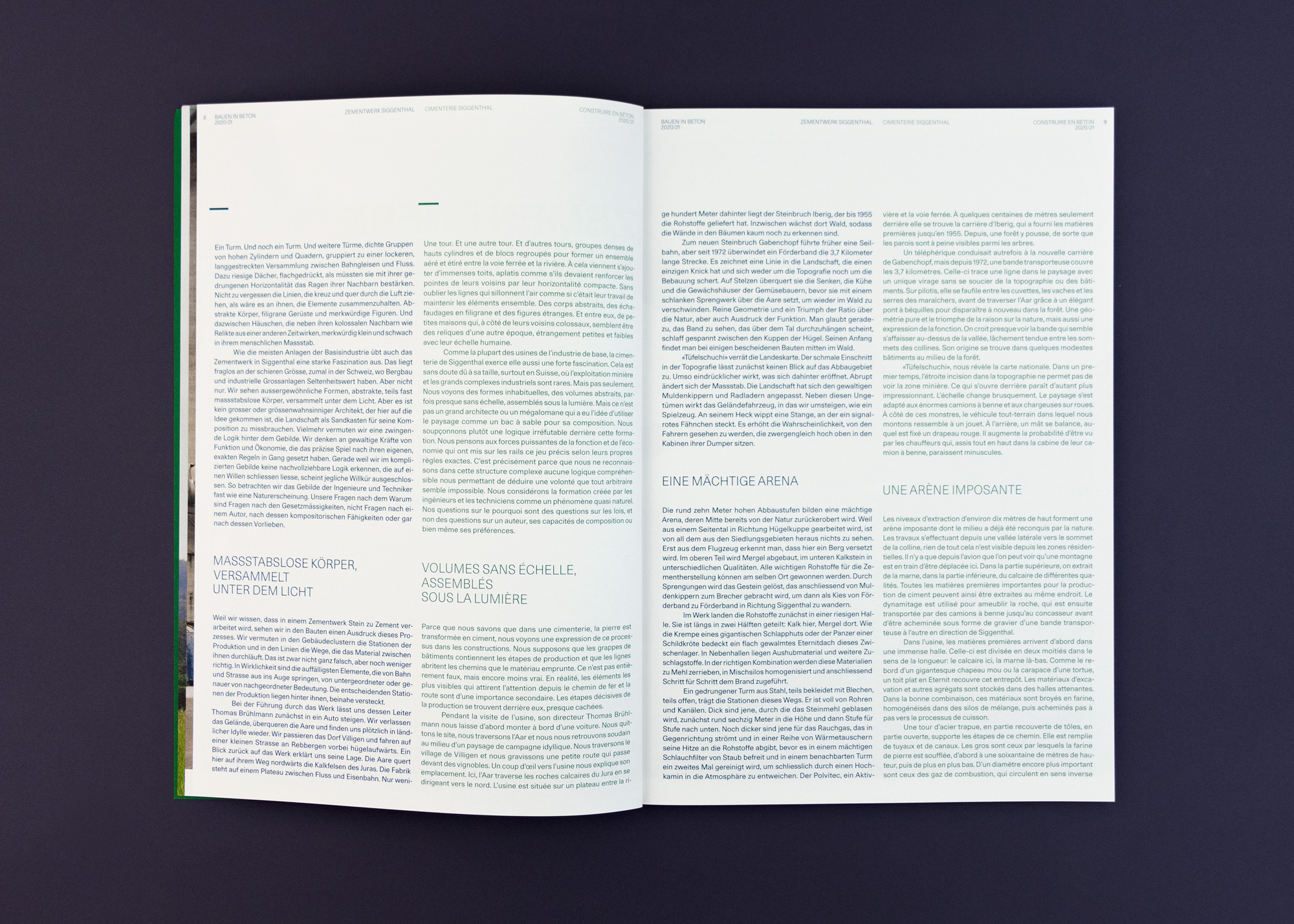 Bossard Wettstein Project - Betonsuisse - Print-Publikation
