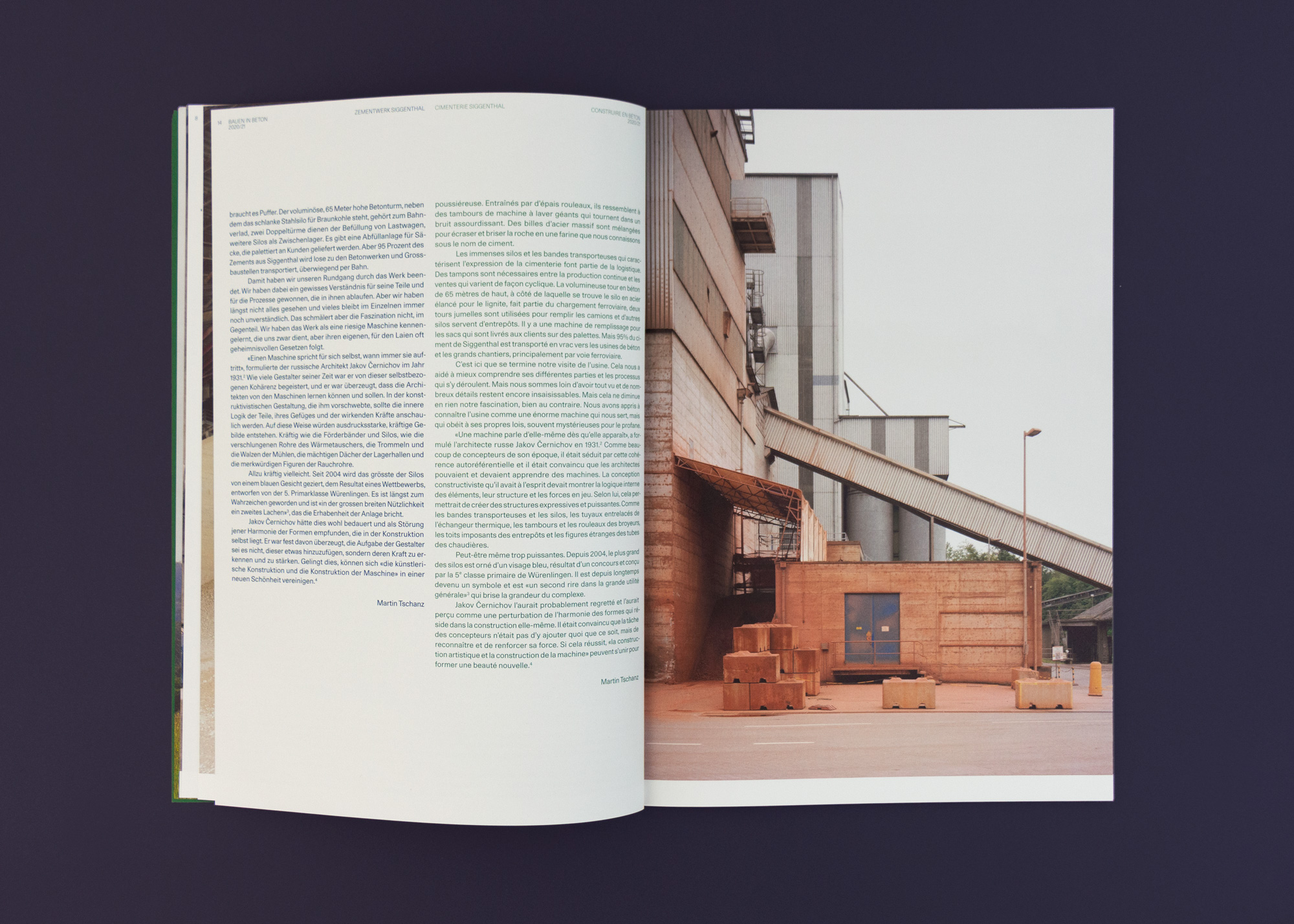 Bossard Wettstein Project - Betonsuisse - Print-Publikation