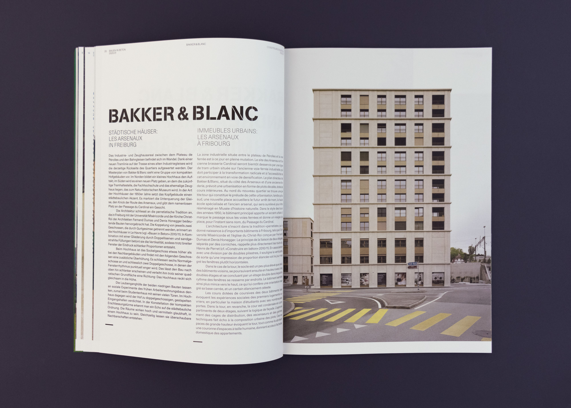 Bossard Wettstein Project - Betonsuisse - Print-Publikation