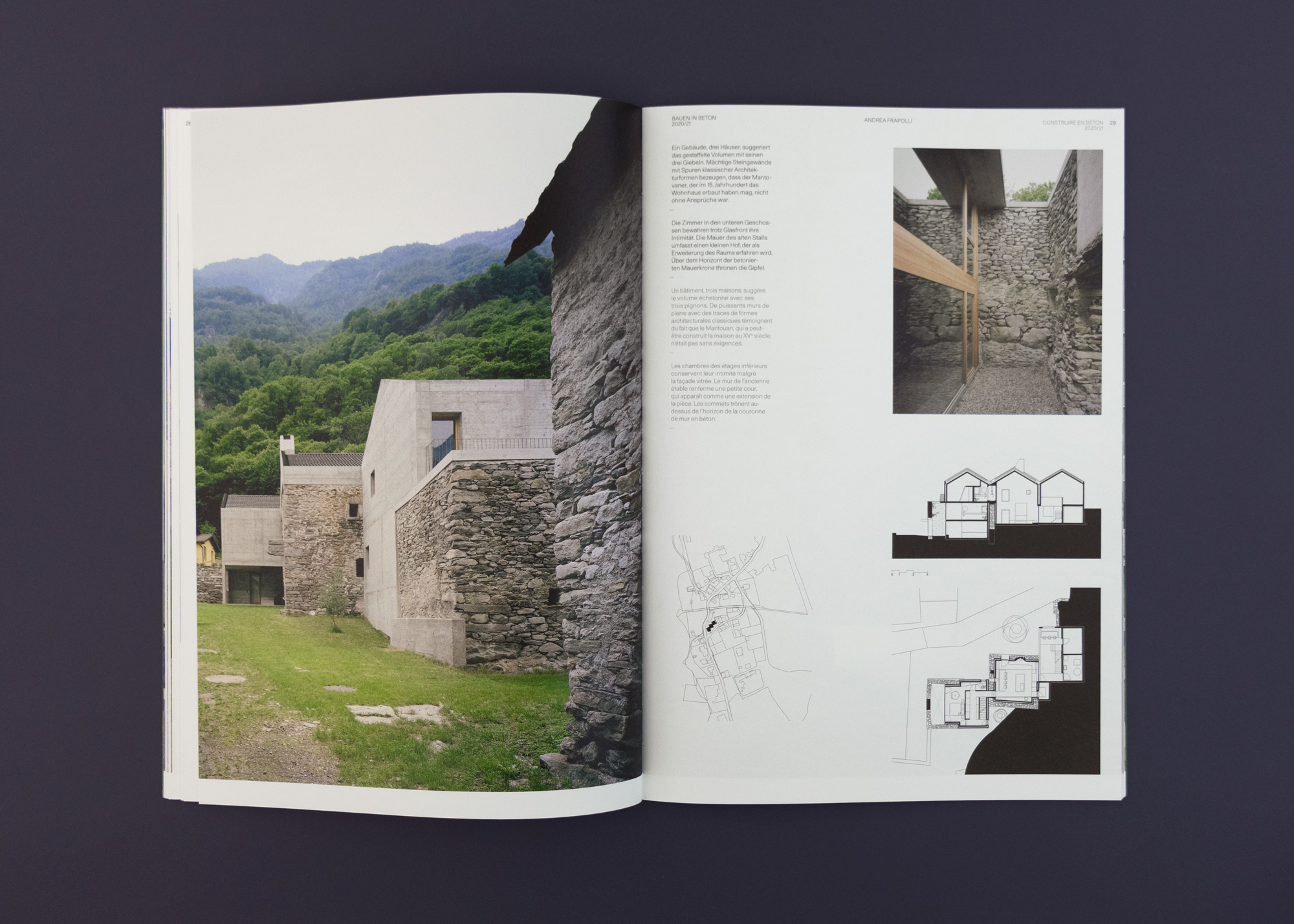 Bossard Wettstein Project - Betonsuisse - Print-Publikation