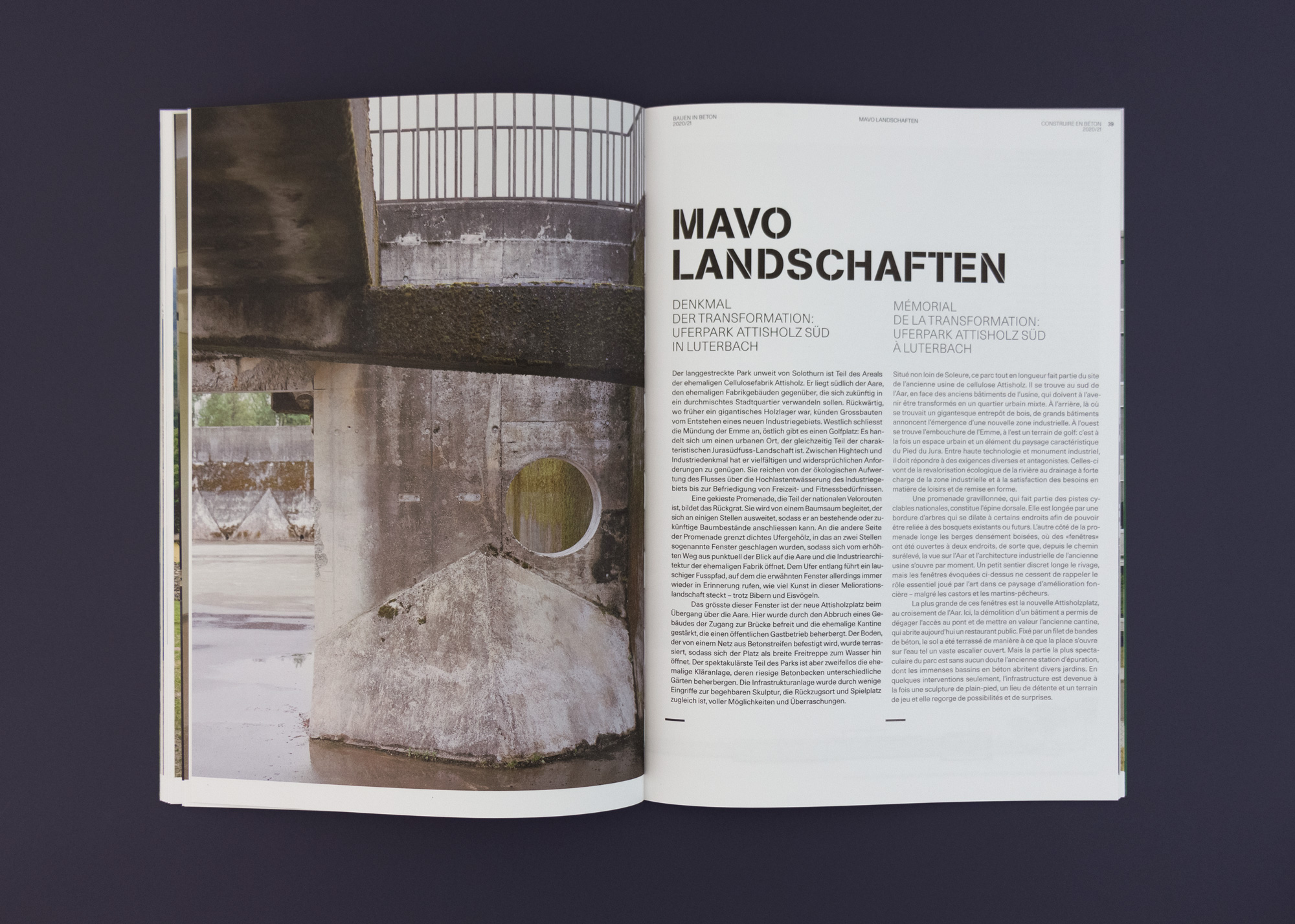 Bossard Wettstein Project - Betonsuisse - Print-Publikation