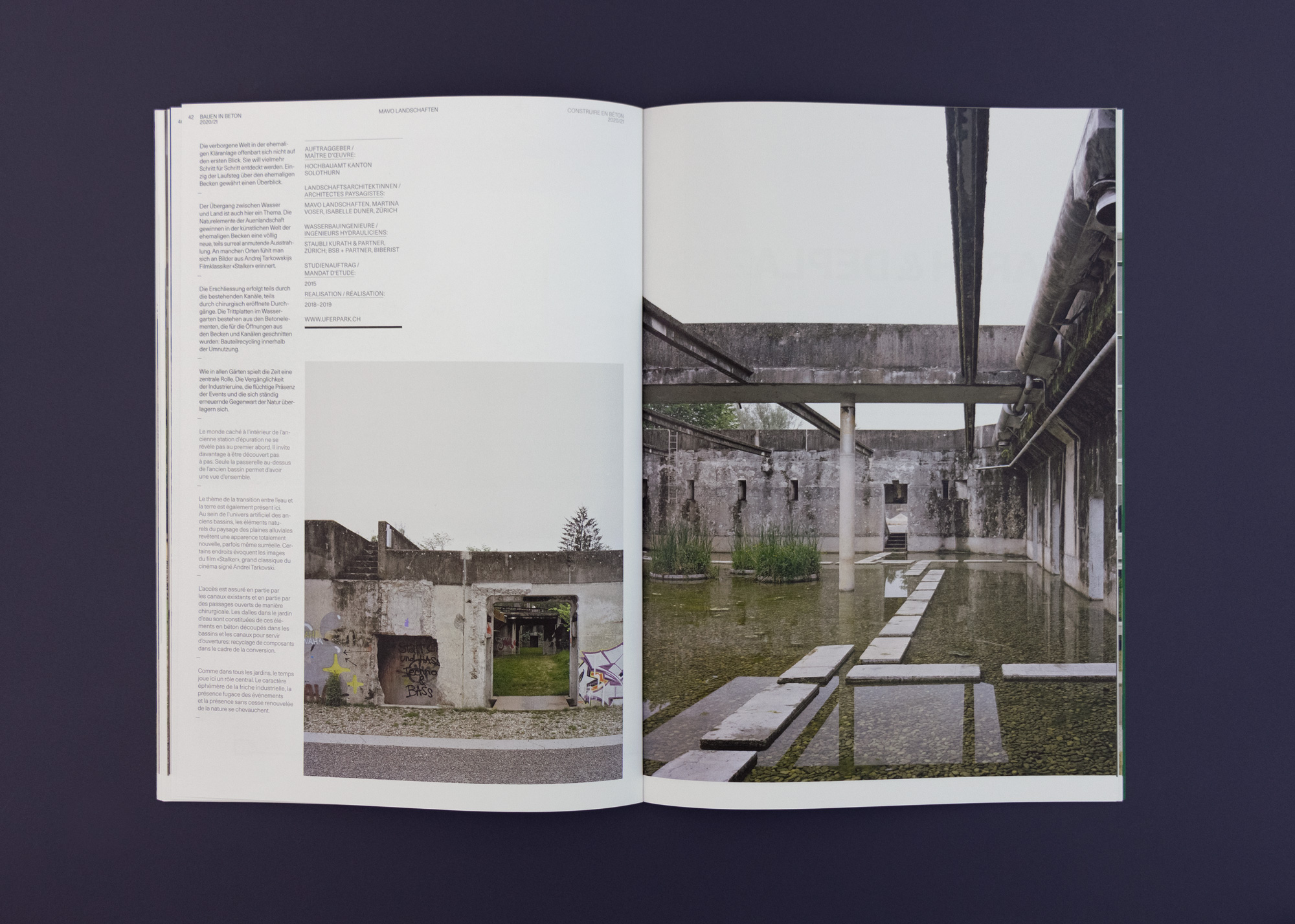 Bossard Wettstein Project - Betonsuisse - Print-Publikation