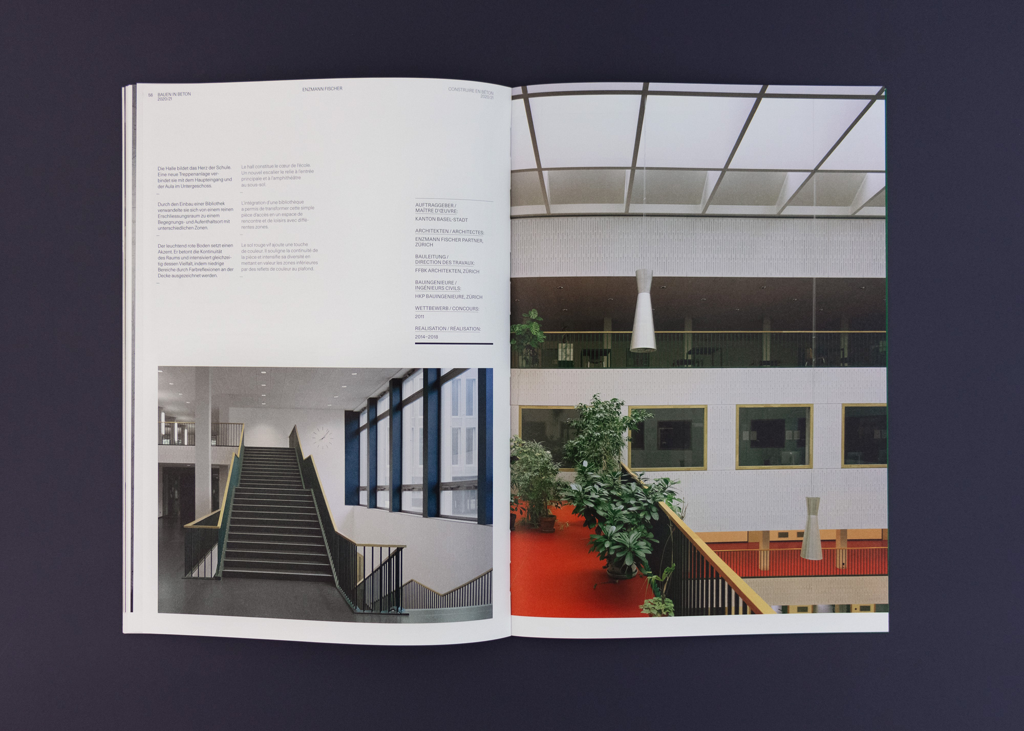 Bossard Wettstein Project - Betonsuisse - Print-Publikation 20/21