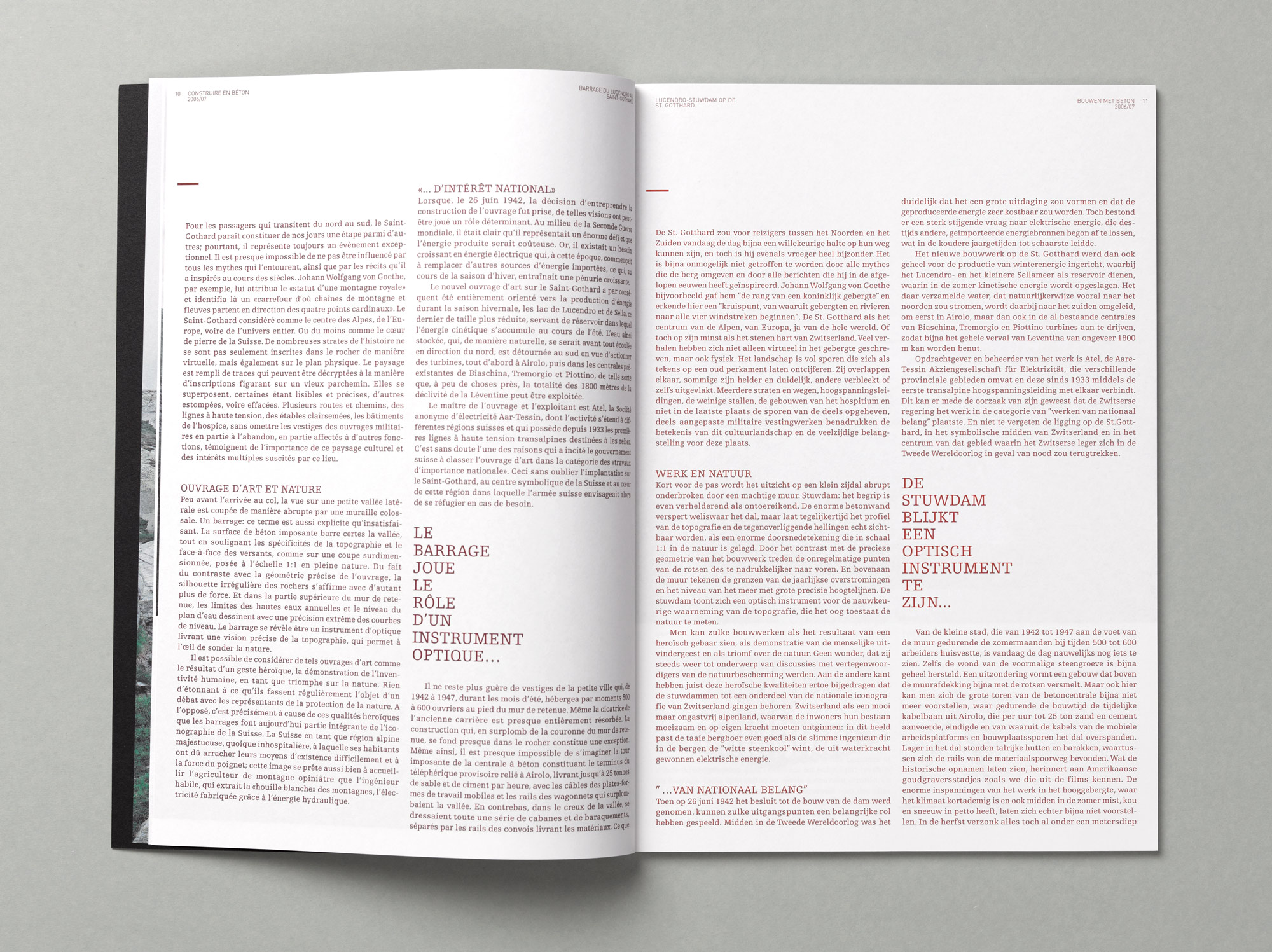 Bossard Wettstein Project - Betonsuisse - Print-Publikation