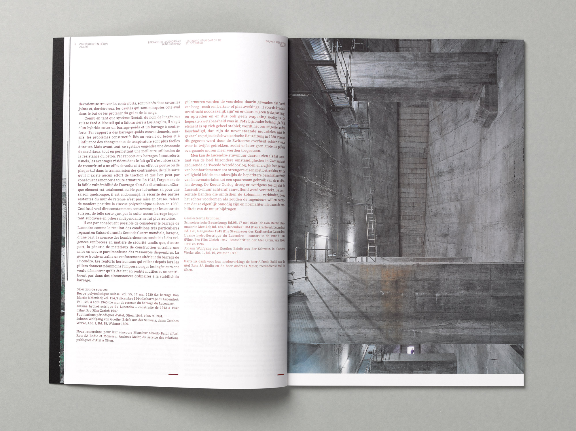 Bossard Wettstein Project - Betonsuisse - Print-Publikation