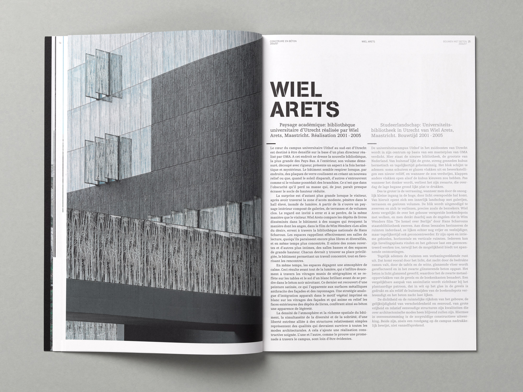Bossard Wettstein Project - Betonsuisse - Print-Publikation