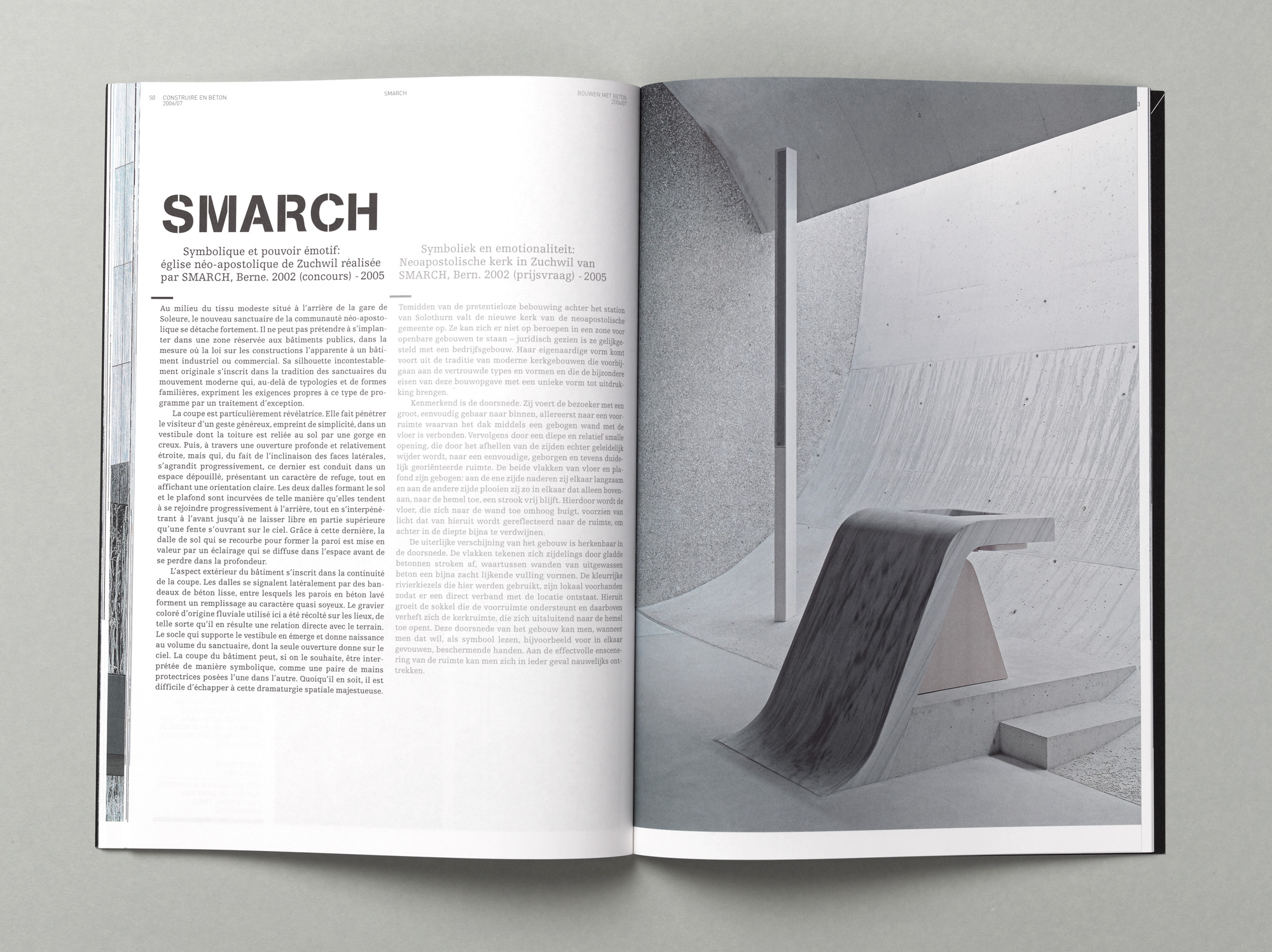 Bossard Wettstein Project - Betonsuisse - Print-Publikation