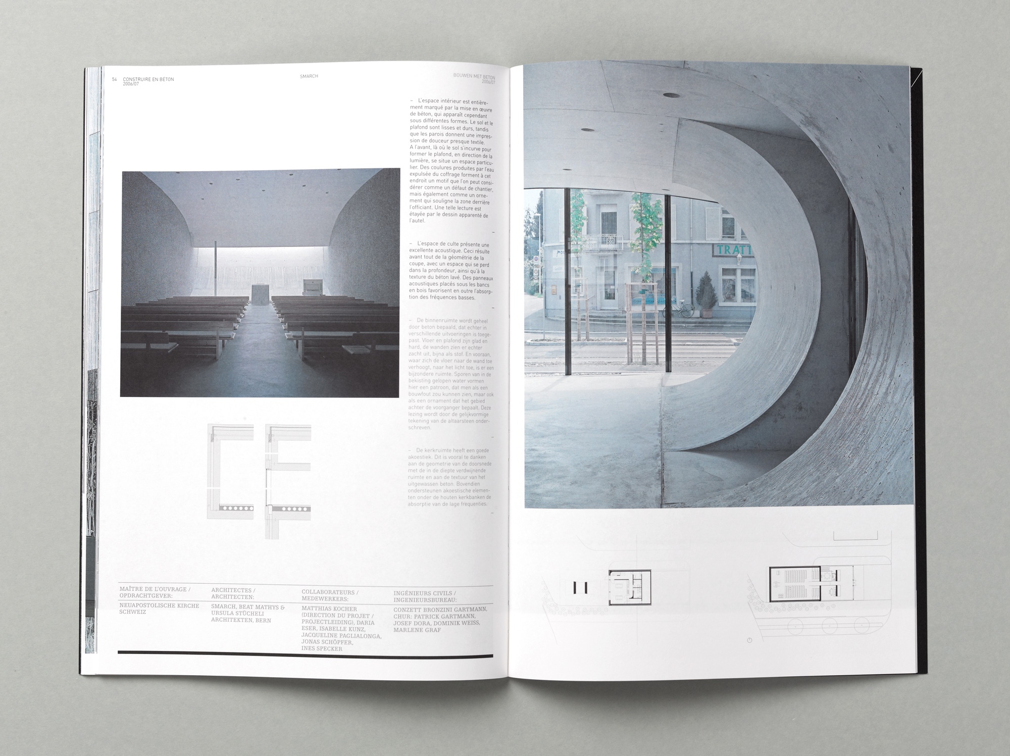 Bossard Wettstein Project - Betonsuisse - Print-Publikation