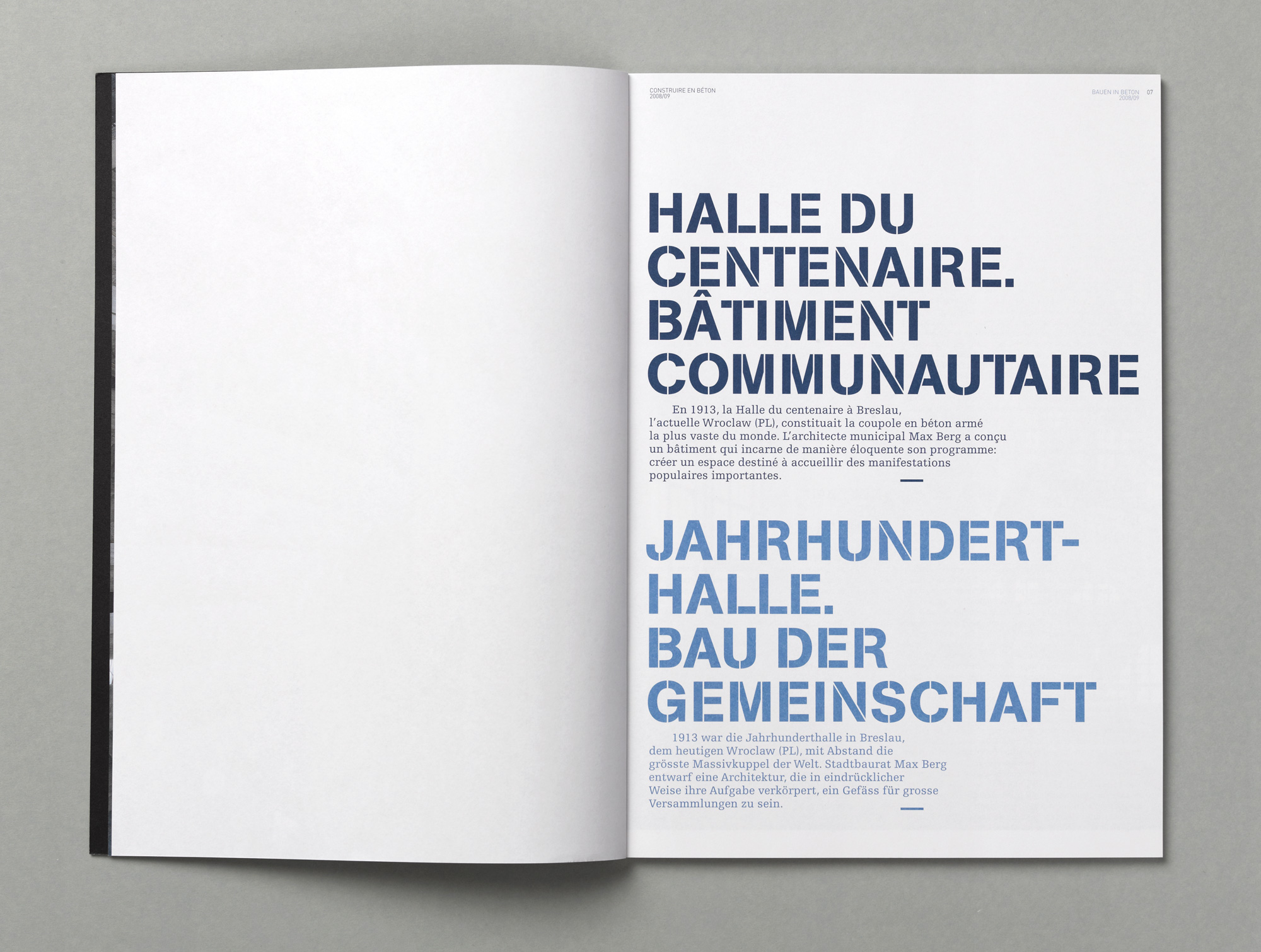 Bossard Wettstein Project - Betonsuisse - Print-Publikation 08/09