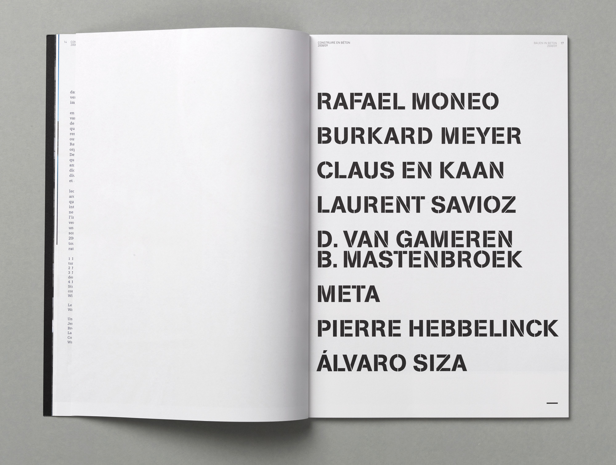 Bossard Wettstein Project - Betonsuisse - Print-Publikation