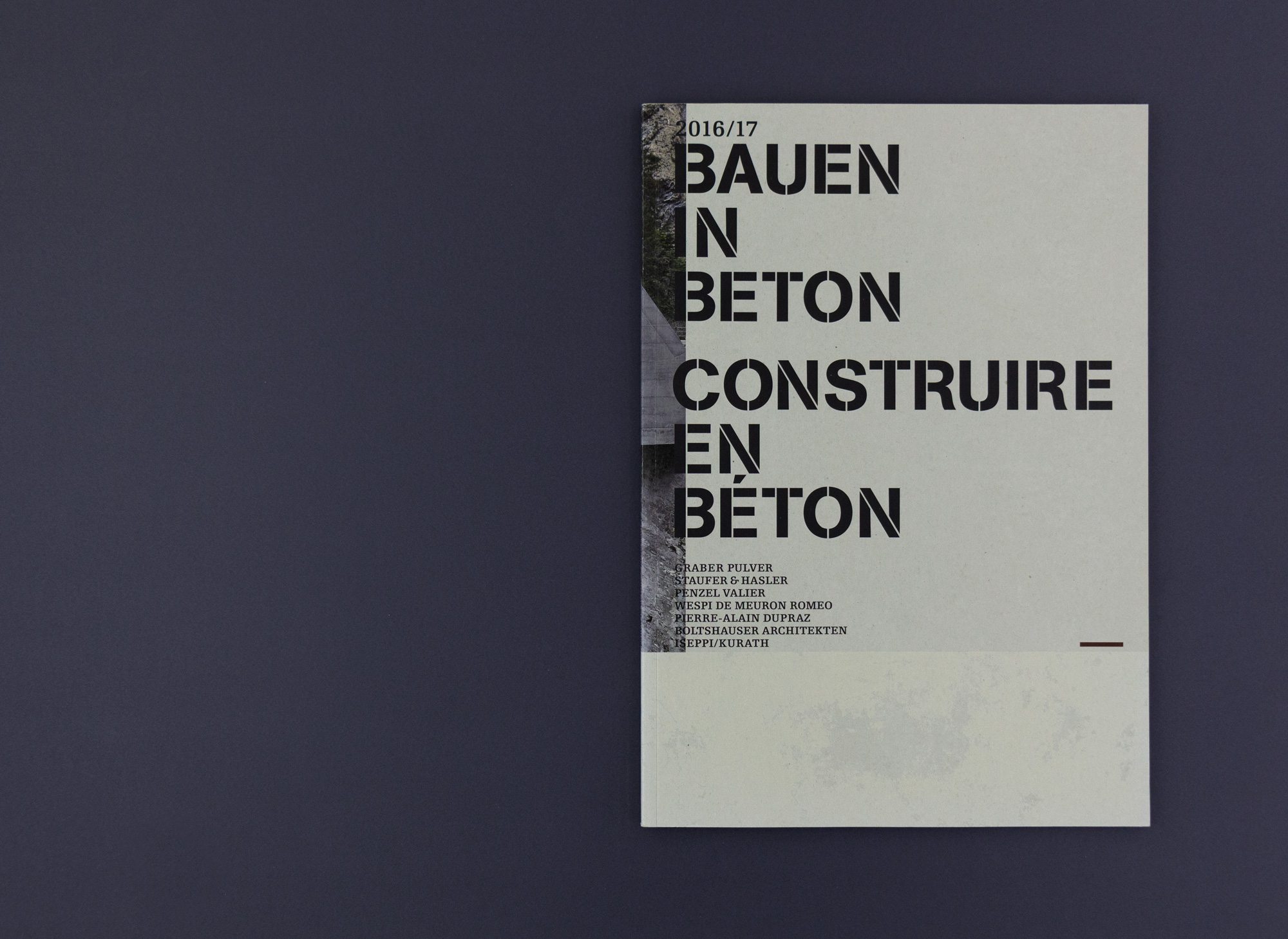 Bossard Wettstein Project - Betonsuisse - Print-Publikation