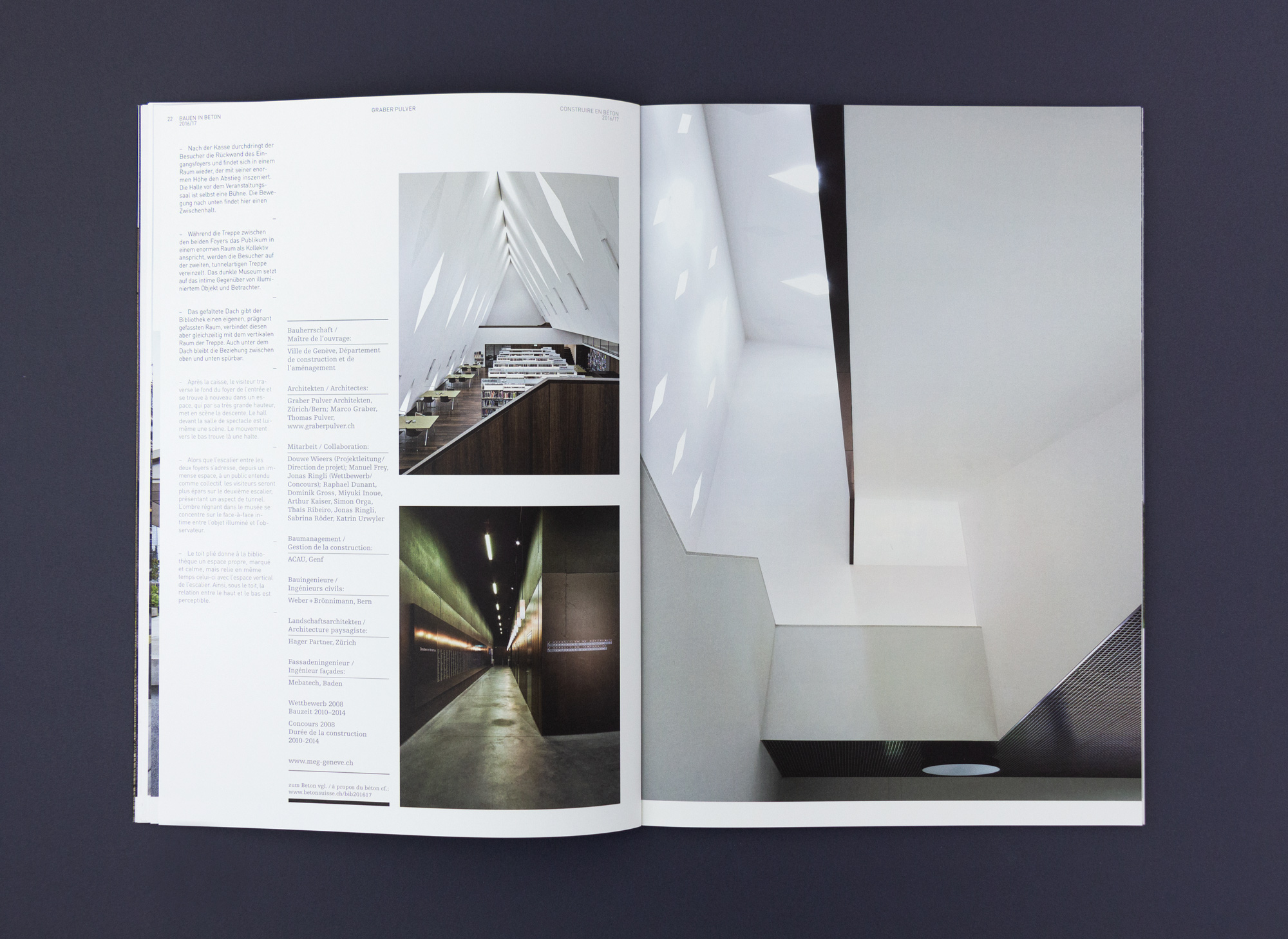Bossard Wettstein Project - Betonsuisse - Print-Publikation