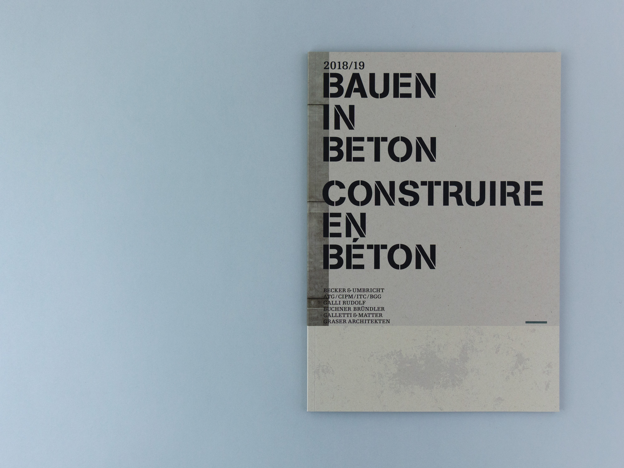 Bossard Wettstein Project - Betonsuisse - Print-Publikation