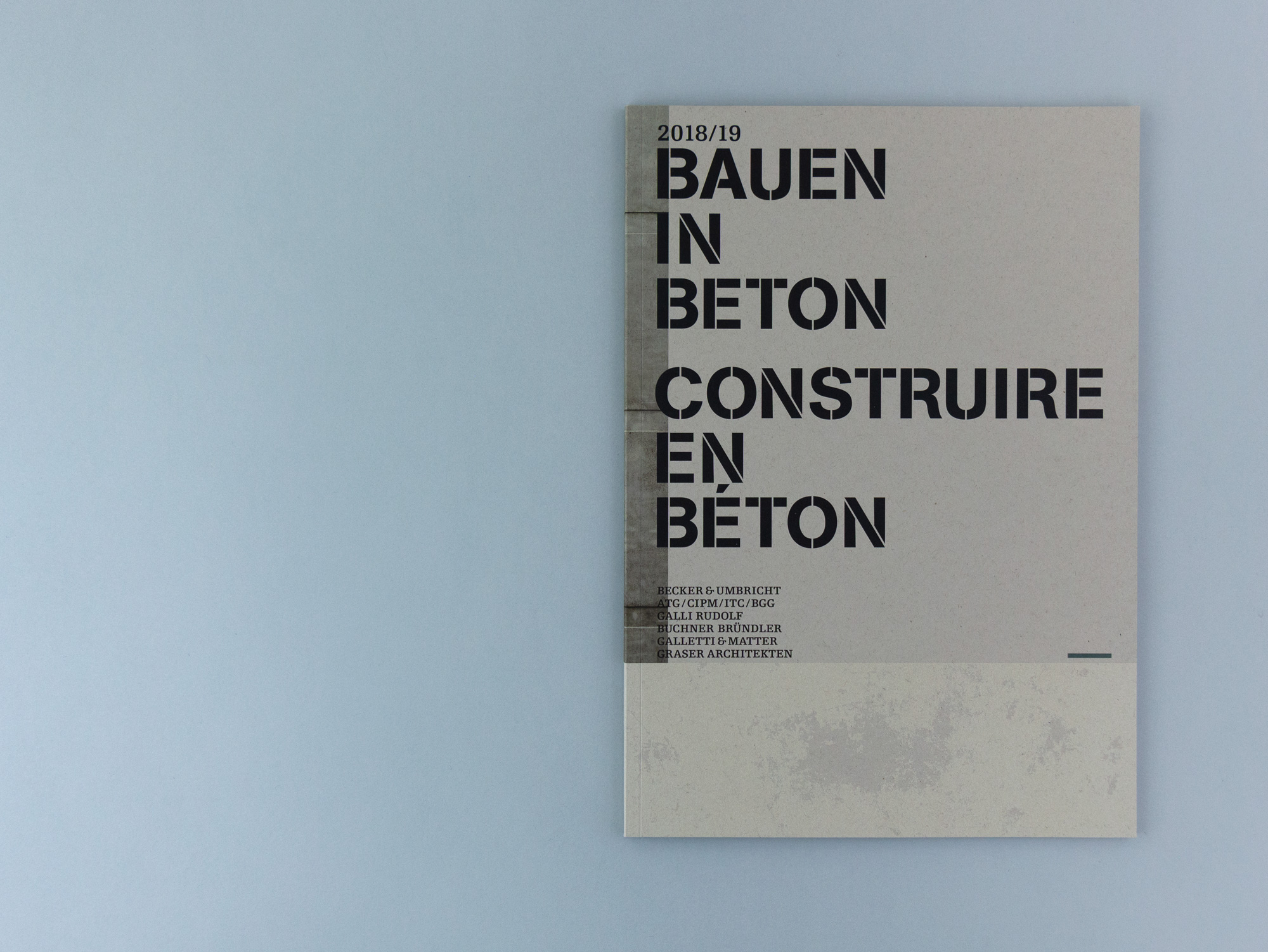 Bossard Wettstein Project - Betonsuisse - Print-Publikation 18/19