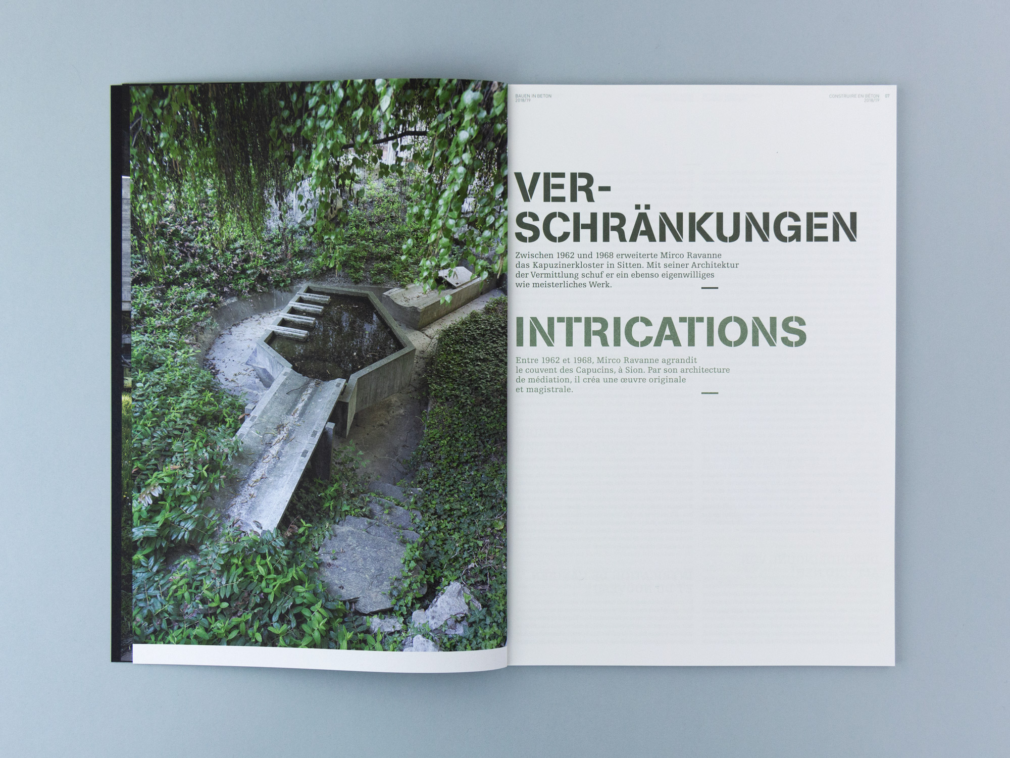 Bossard Wettstein Project - Betonsuisse - Print-Publikation