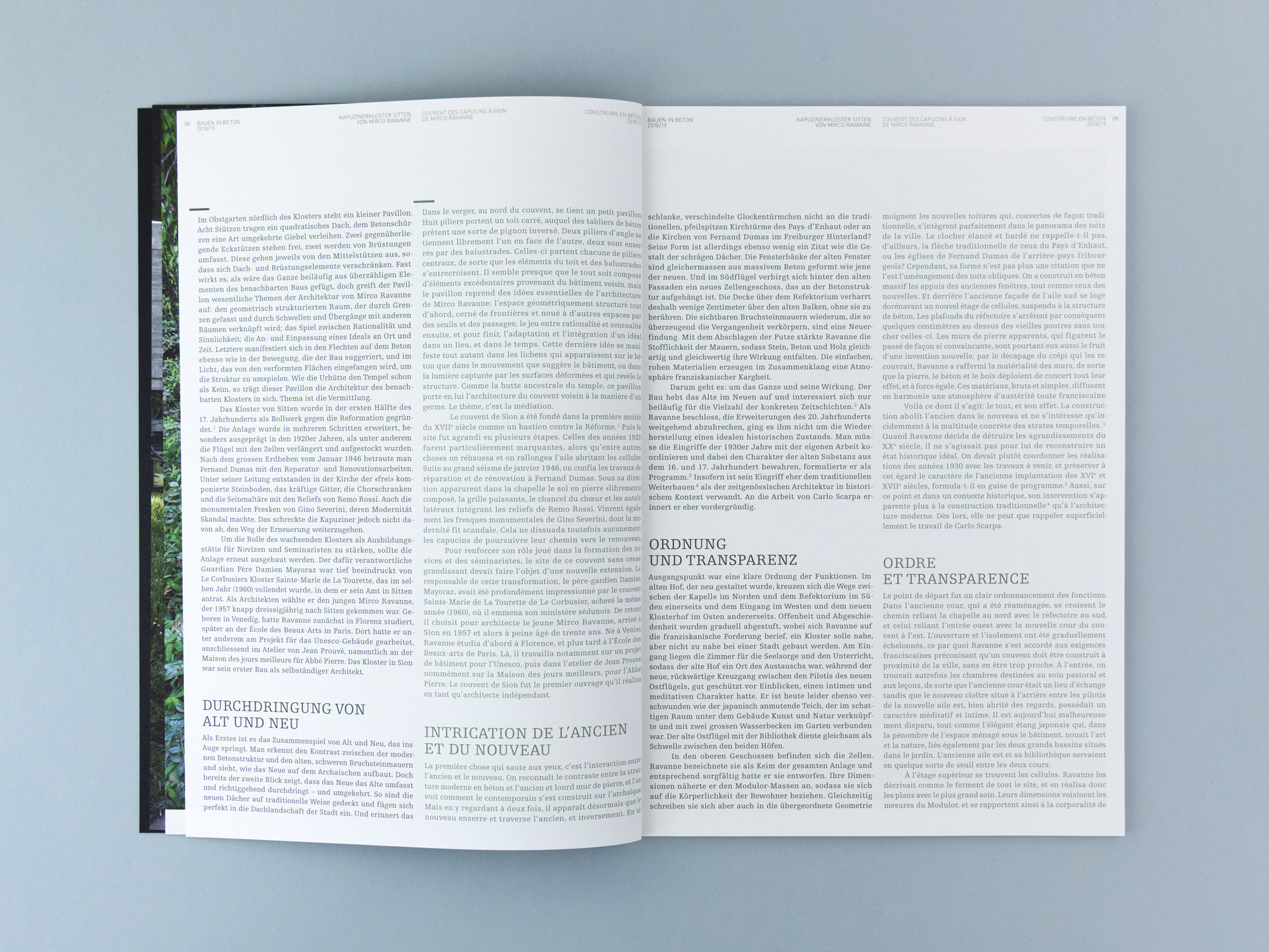 Bossard Wettstein Project - Betonsuisse - Print-Publikation 18/19