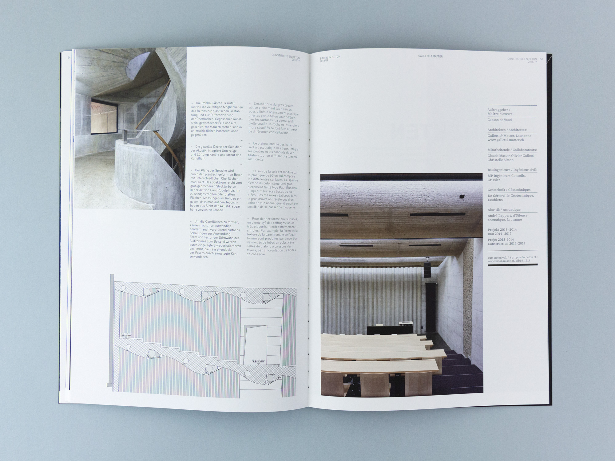 Bossard Wettstein Project - Betonsuisse - Print-Publikation