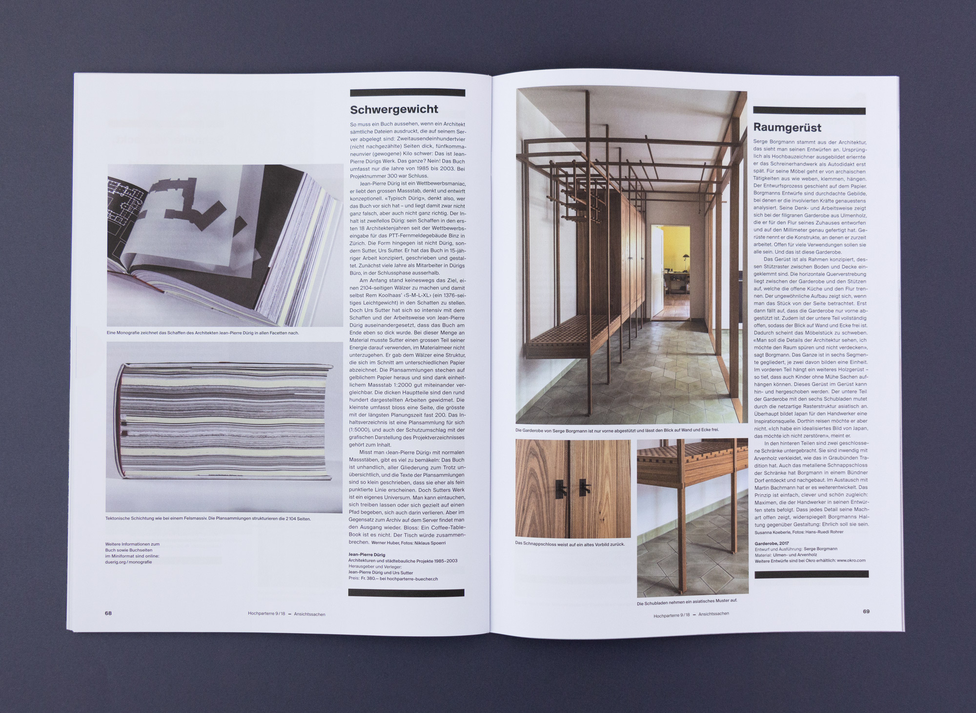 Bossard Wettstein Project - Hochparterre - Publikationen