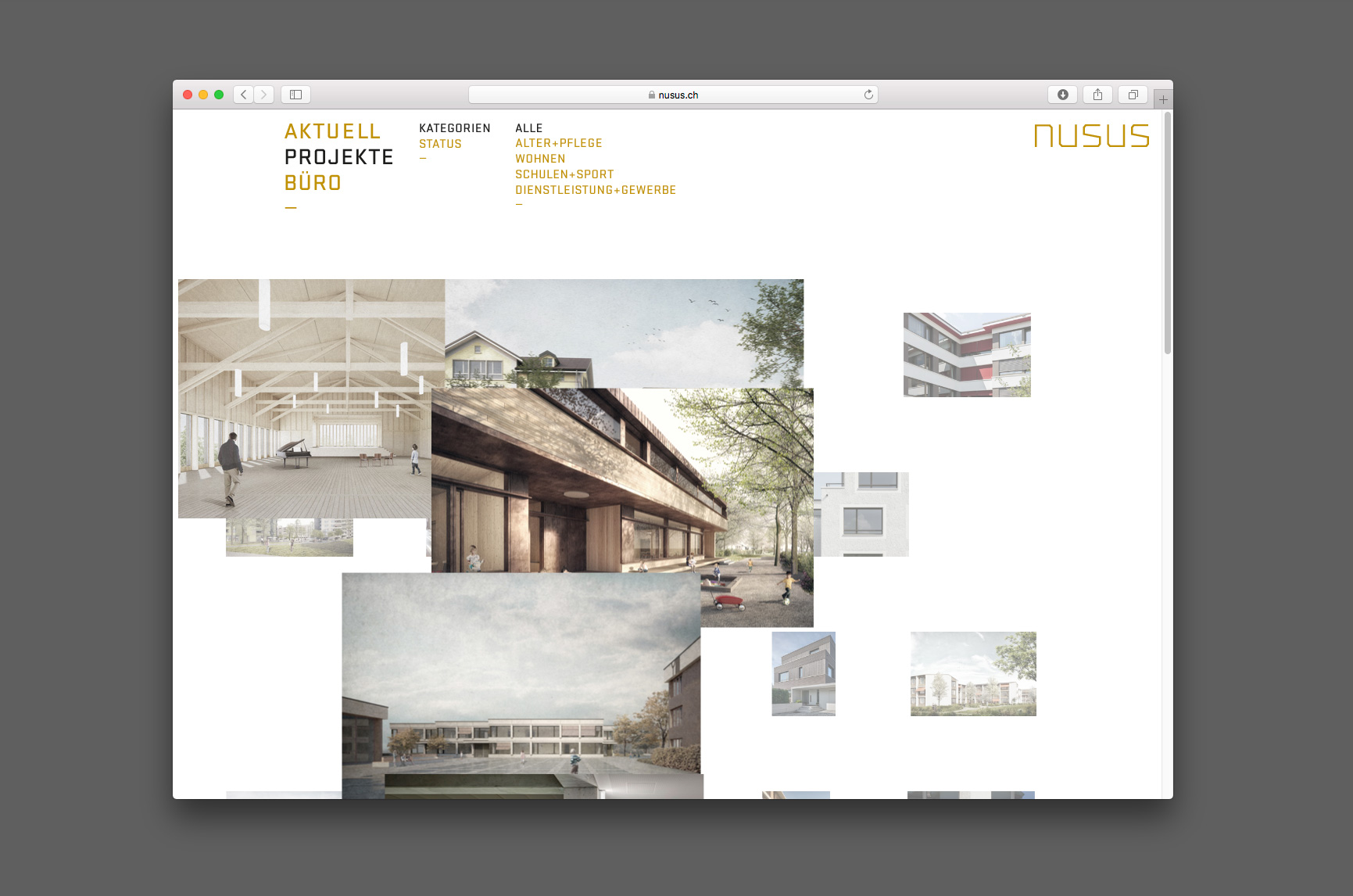 Bossard Wettstein Project - Nusus Architekten - Website