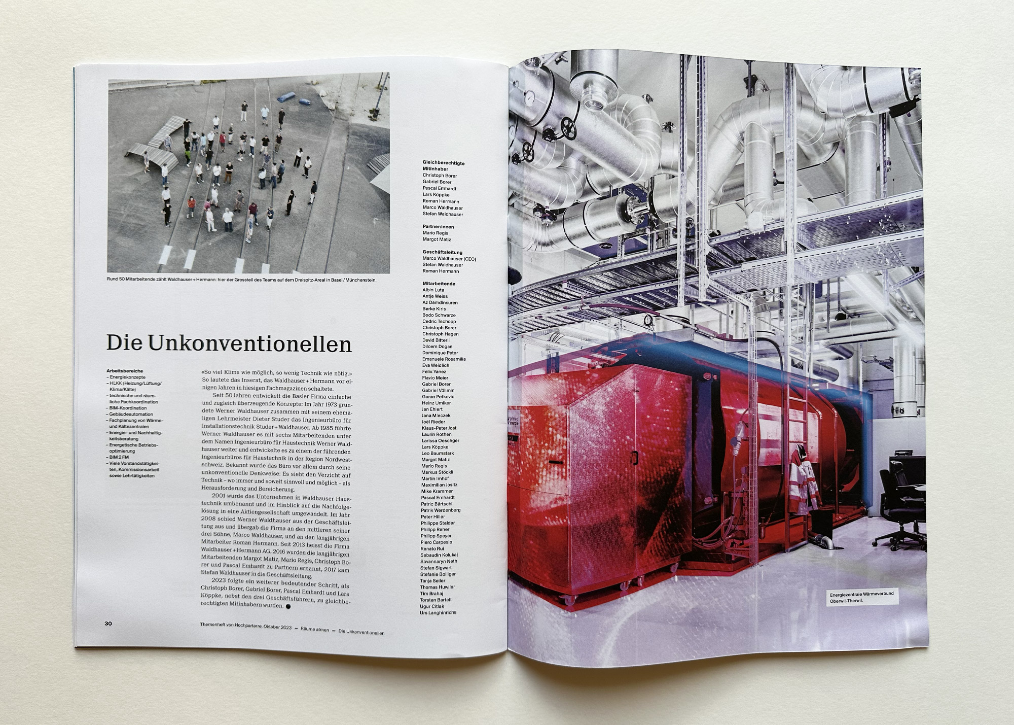 Bossard Wettstein Project - Hochparterre - Publikation